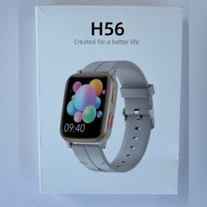 MorePro H56 Smartwatch Fitness Tracker Black New in Box Heart Rate BP Sleepy